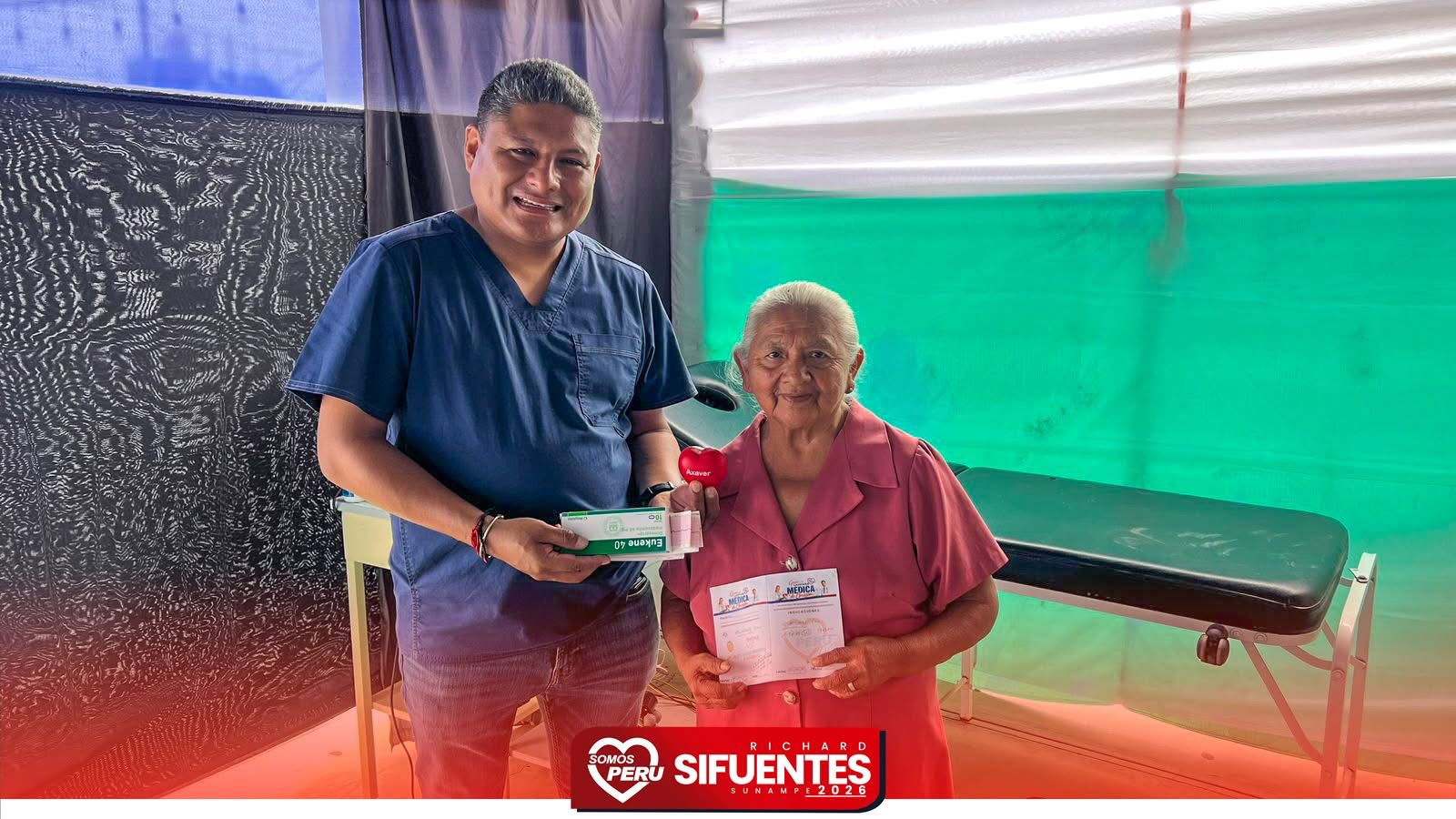 Medicinas entregadas con cariño a nuestras abuelitas