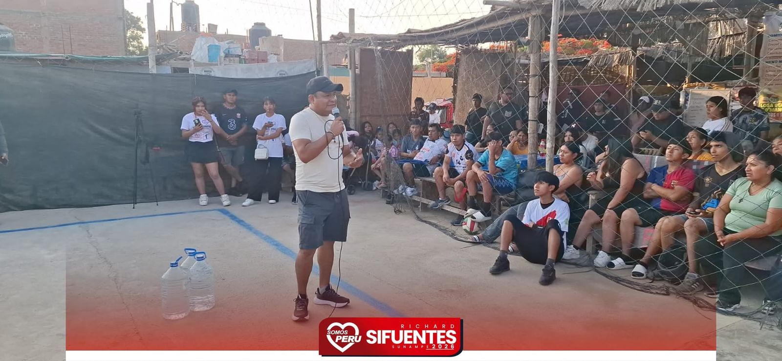 Richard escucha a la juventud deportista